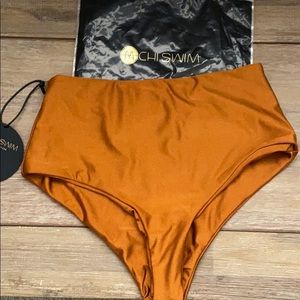 High waisted bikini bottom